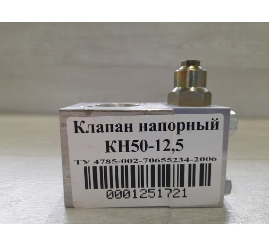 Клапан напорный КН50-16,0; КН50-12,5; КН50-6,3